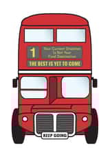 Keep Going Card - Positive Vibes For Student Card created by Of Life & Lemons Ltd.