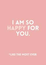 I am so happy for you. created by Tash Adele Studios