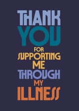 Unisex Thank You Card - Supporting Through Illness created by Rebecca Prinn