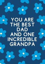Cute Father's Day Card - Incredible Grandpa created by Sundiva Designs