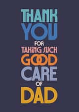 Classic Thank You Card - Taking Care of Dad created by Rebecca Prinn
