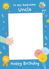 Heartfelt Birthday Card - Drawing of Uncle - From The Kids created by Macie Dot Doodles