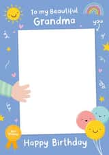 Heartfelt Birthday Card - Drawing of Grandma - From Grandchildren created by Macie Dot Doodles
