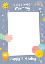 Heartfelt Birthday Card - Drawing of Mummy - From The Kids created by Macie Dot Doodles