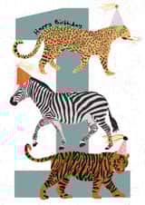 First Birthday Party Animals Card created by Sweetlove Press