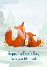 Cute Father's Day Card - From Your Little Cub - From The Kids created by Helen Taylor Photography & Design