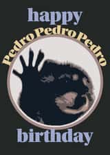 Pedro happy birthday created by Juan Gea