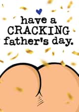 Funny Father's Day Card - Bum Pun - Cracking Day created by Mrs Best Paper Co.