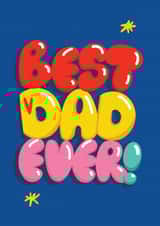 Classic Father's Day Card - Best Dad Ever created by NICHOLA COWDERY ILLUSTRATIONS