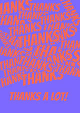 Thank You Card - Thanks A Lot created by Paperlink and Meraki Greeting Cards