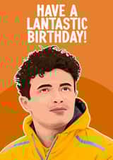 Lando Norris - Funny Birthday Card - Formula 1 created by Pink + Pip