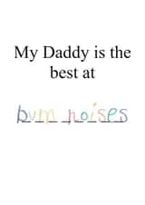 Funny Father’s Day card - From The Kids - Bum Noises created by KitRex Designs