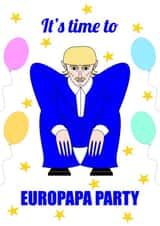 EUROPAPA PARTY - Fun Eurovision themed party card created by Anastazia
