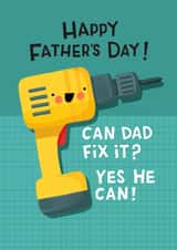 Cute DIY Card for Father’s Day - Dad Can Fix It created by Nicola Watson