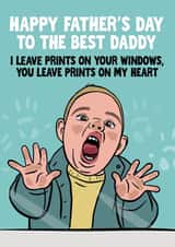 Funny Father's Day Card - From The Kids - Window Prints created by Woody's Design