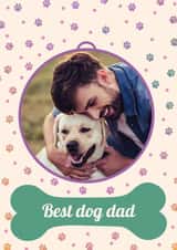 Personalised Father's Day Photo Card created by @tikkled.pink - Cute Fathers Day Photo Card - From The Dog