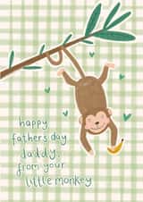 Cute Father's Day Card - Cheeky Little Monkey - From The Kids created by Charley Muttitt