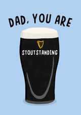 Stout-standing Dad Birthday Card created by Amelia Ellwood