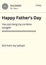 Baby Reindeer Father's day card for your other half - Sent from my iphoen created by RAPPIT