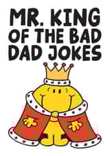 Funny Father's Day Card - Mr Men - For The Dad Who Loves Bad Jokes created by Mr. Men