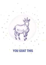 Cute wishing luck card for your loved one created by Designs by Elena