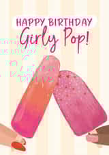 Pretty Birthday Card - Girly Pop created by ellavation studio