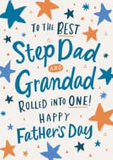 Cute Father's Day Card - Stepdad and Grandad created by Dotty Black