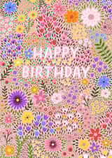 Pretty Birthday Card - For Her - Floral Pink created by Pear Tree Press