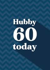 Classic Birthday Card - For Husband - 60 Today created by Quinton cards