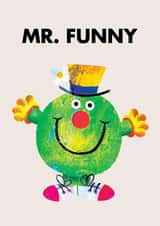 Cute Father's Day Card - Mr. Funny - Mr Men created by Mr. Men