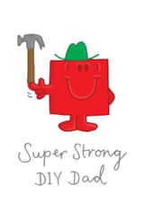 Cute Father's Day Card - DIY Dad - Mr Men created by Mr. Men