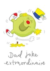 Cute Father's Day Card - Mr Men - Mr Funny - Dad Joke created by Mr. Men