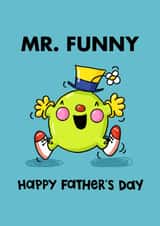 Funny Father's Day Card - Mr. Funny - Mr Men created by Mr. Men