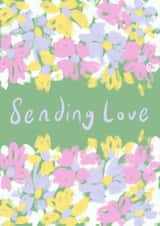 Sending Love Sympathy Card created by Helen Ridley Illustration
