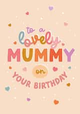 Cute Birthday Card - For Mummy - From The Kids created by The Pattern Press