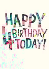 Pretty Birthday Card - 4th - For Her created by The Boy and the Bear