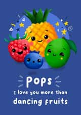 Cute Fathers Day Card - For Pops - From The Kids created by Dolli Does Design