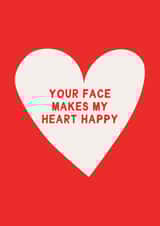 Cute Anniversary Card - Happy Heart created by Gem Draws Stuff