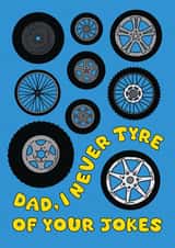 Father's day, birthday card for Dad - Car lover created by Type Oh