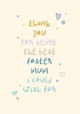 Heartfelt Thank You Card - The Best Foster Mum created by Rebecca Prinn