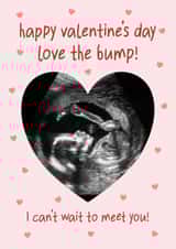 Personalised Valentines Day Photo Card created by @hollielonglanddesigns - Cute Valentines Photo Card - From The Bump