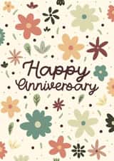 Cute Anniversary Card - Digital Floral created by Lots of Love, Hannah 