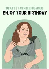 Fun Birthday Card - Penelope Bridgerton - Dearest Gentle Reader created by Give me the gifts