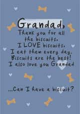 Funny Dog Grandad Card - Grandad Birthday - Father's Day Card - From The Dog created by Heather Alstead Design LTD