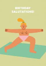 Fun Birthday Card - Yoda - Birthday Salutations created by Stormy Knight