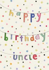 Cute Birthday Card - For Uncle - Birthday Bunting created by Love Lucy Illustration