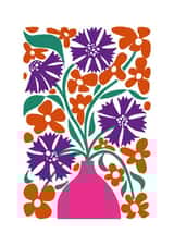 Pretty Cornflower Vase created by Happy Street