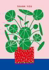 Thank You Card - Money Plant created by Happy Street