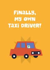 Cute Driving Test Card - Finally, my own Taxi Driver created by Kieron Haughton