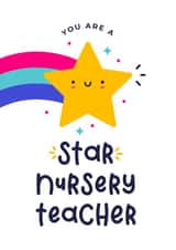 Cute Thank You Card - For Nursery Teacher - Nursery Key Worker created by Joanne Hawker